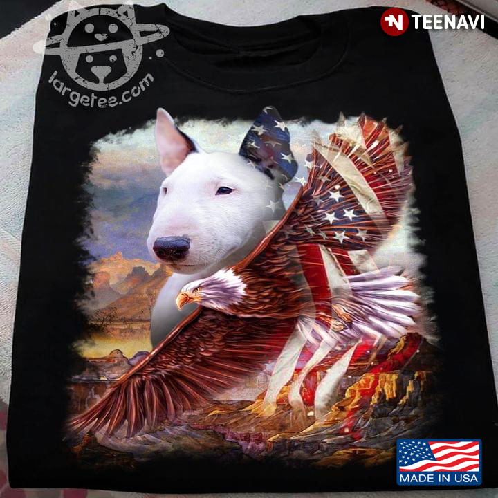 Fox Terrier American Flag Eagle