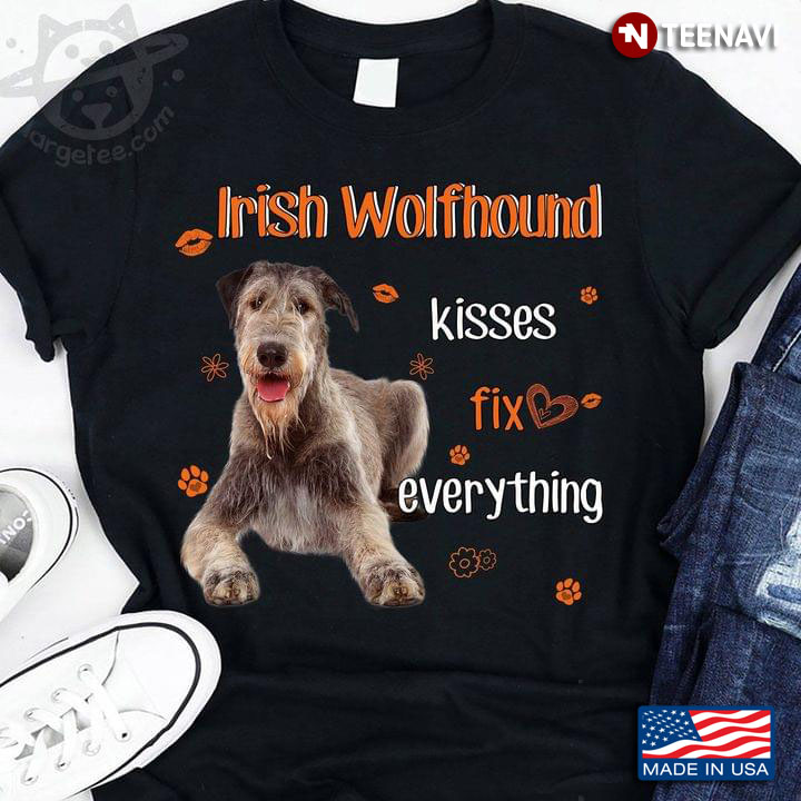 Irish Wolfhound Kisses Fix Everything