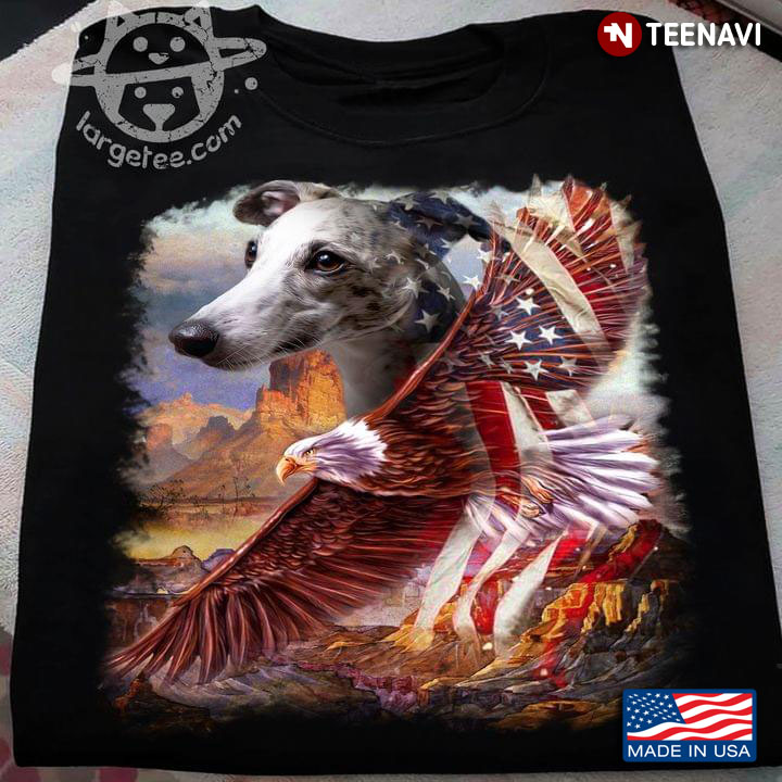 Fox Terrier American Flag Eagle