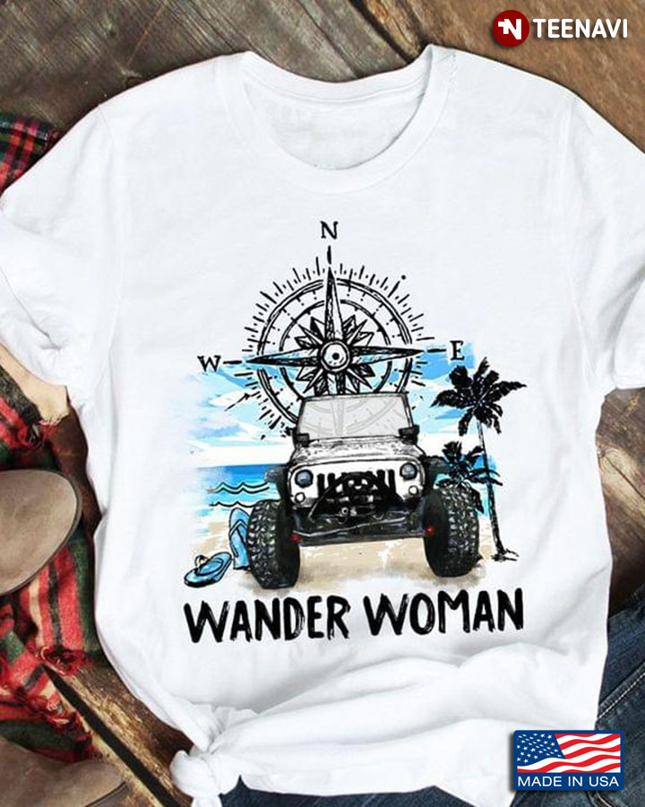 Compass Wander Woman Jeep In Beach New Style