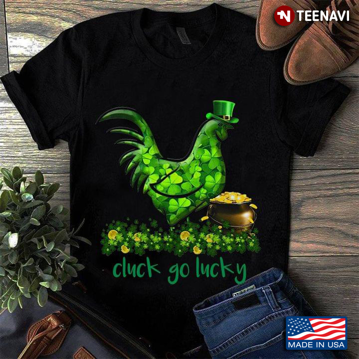 Shamrock Rooster Cluck Go Lucky St. Patrick's Day