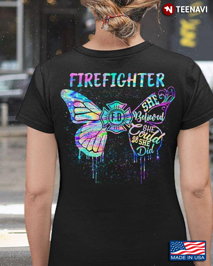 Book Butterfly Firefighter She Believed She Should So She Did