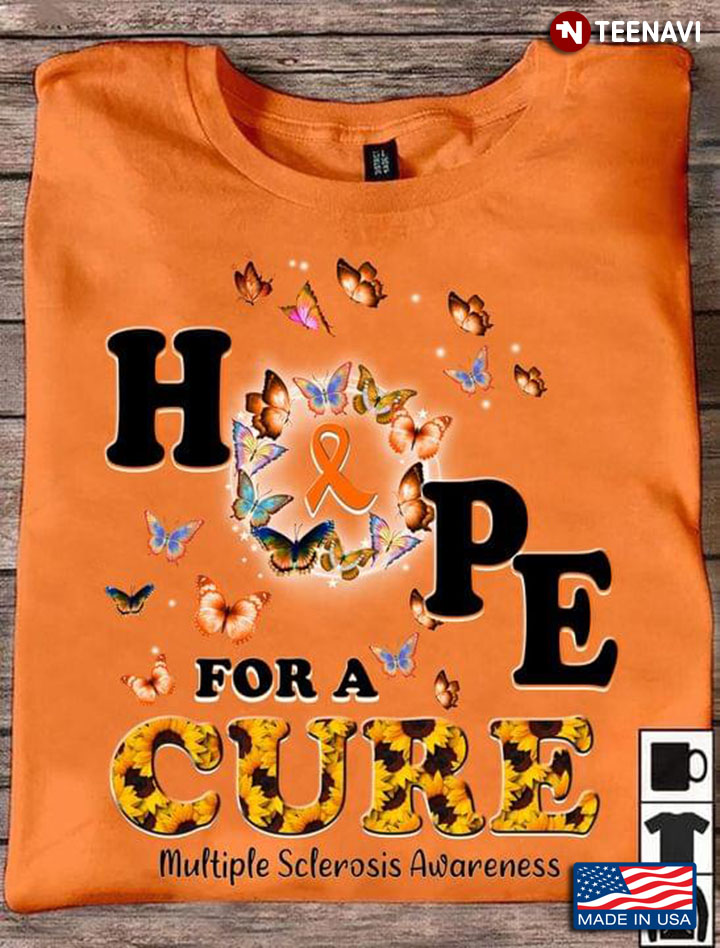 Hope For A Cure Multiple Sclerosis Awareness New Version