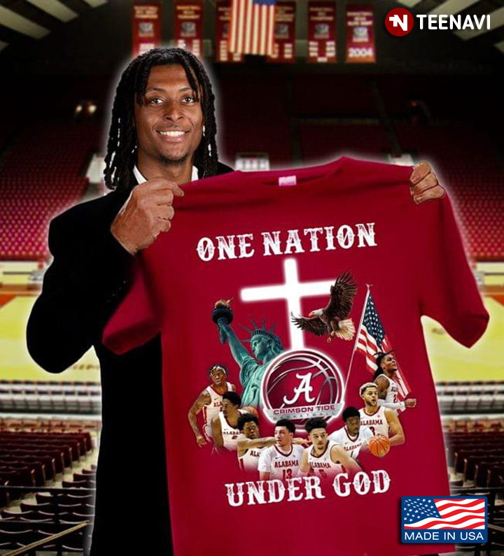 One Nation A Crimson Tide Under God Basketball