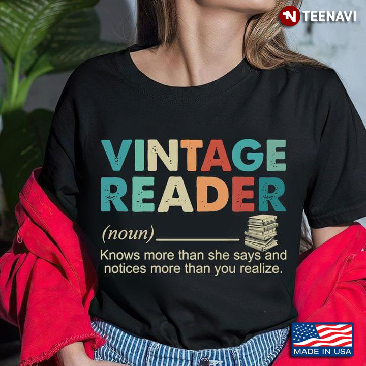 Vintage Reader Knows More Than She Says And Notices More Than You Realize