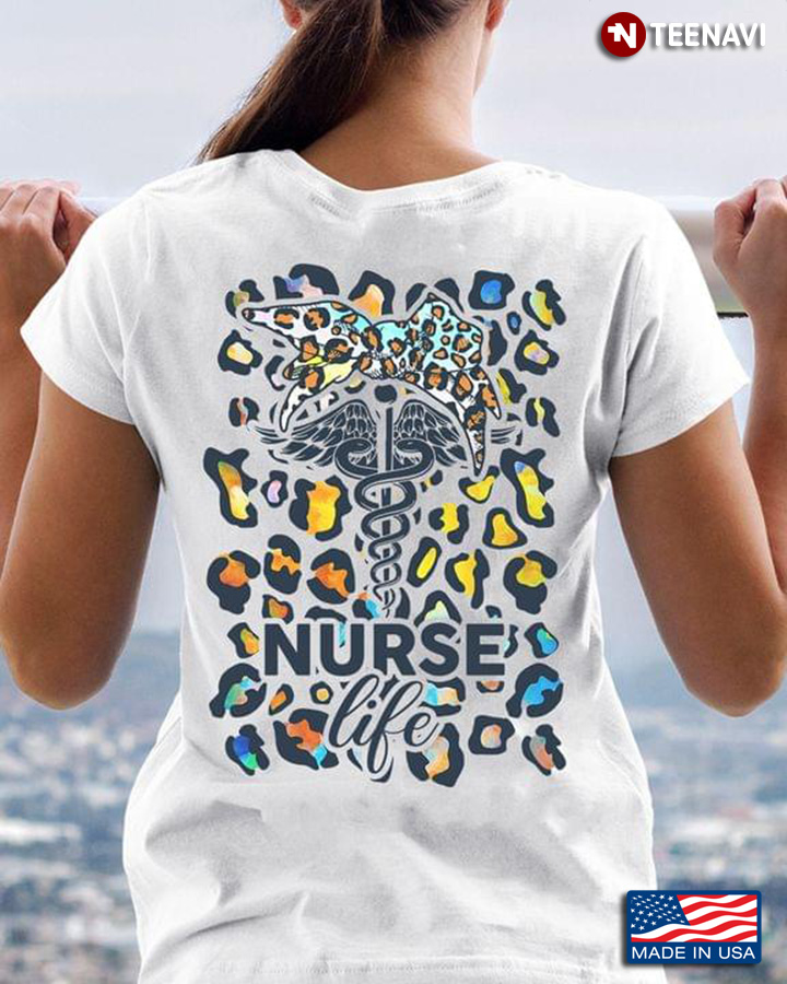 Nurse Life Nurse Sign With Leopard Headband