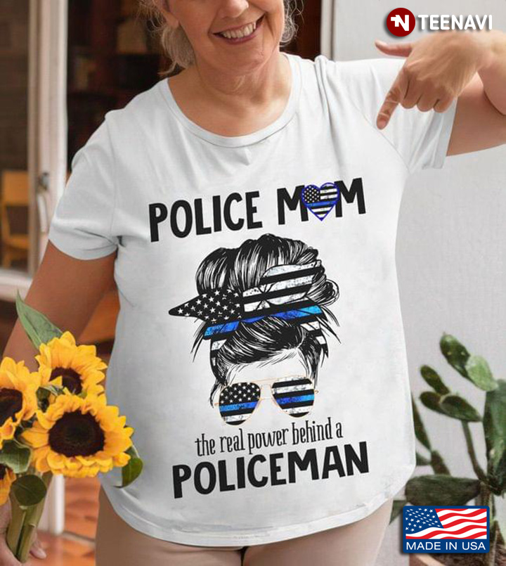 Police Mom The Real Power Behind A Policeman Woman With Headband And Glasses