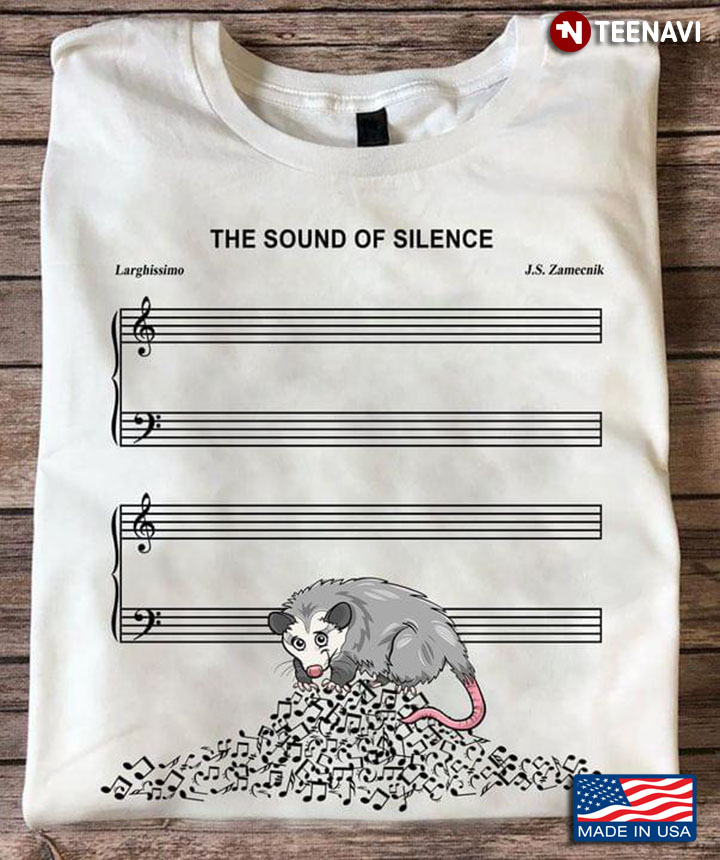 The Sound Of Silence Music Bar Line Without Music Notes Opossum