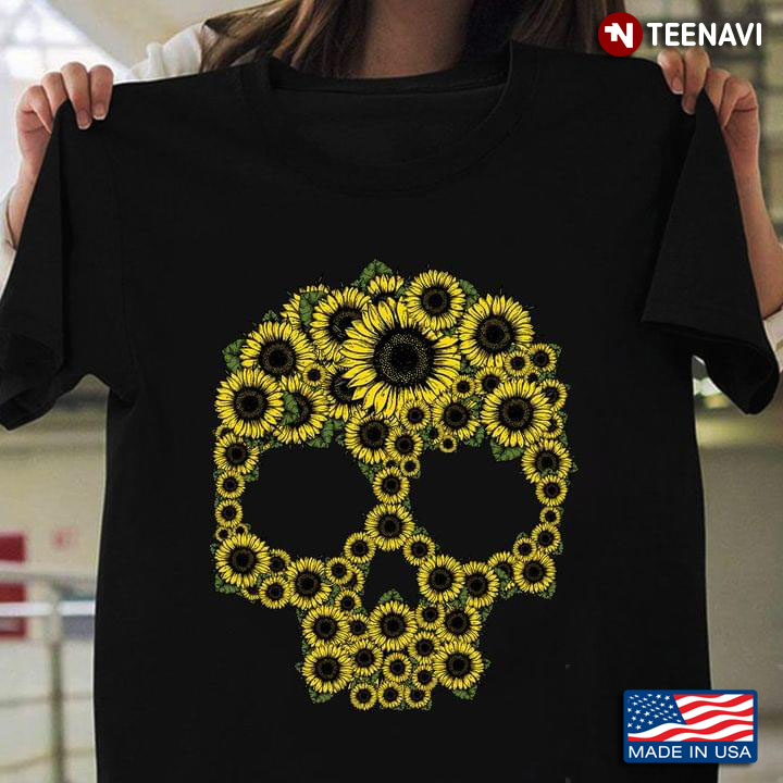 Sunflowers Skull