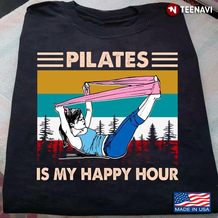 Pilates Is My Happy Hour Vintage