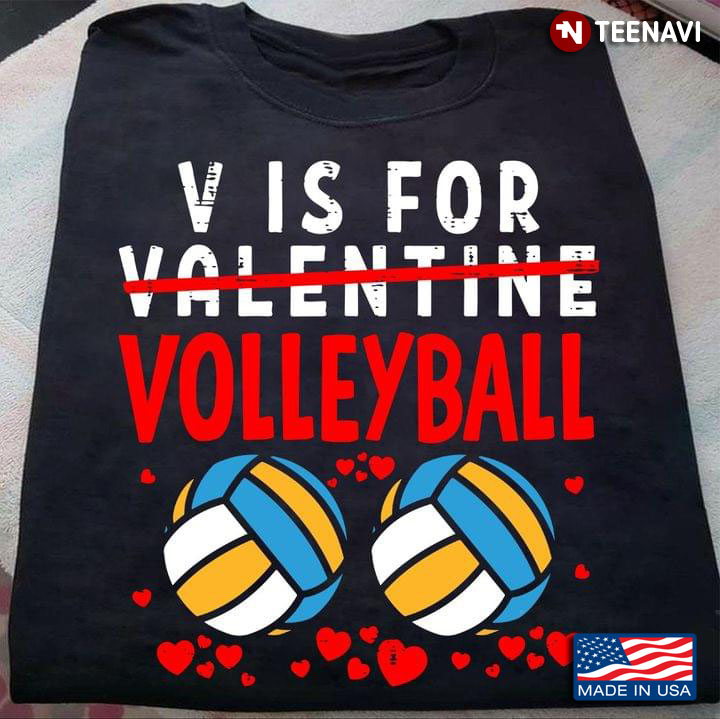 V Is For Valentine Volleyball