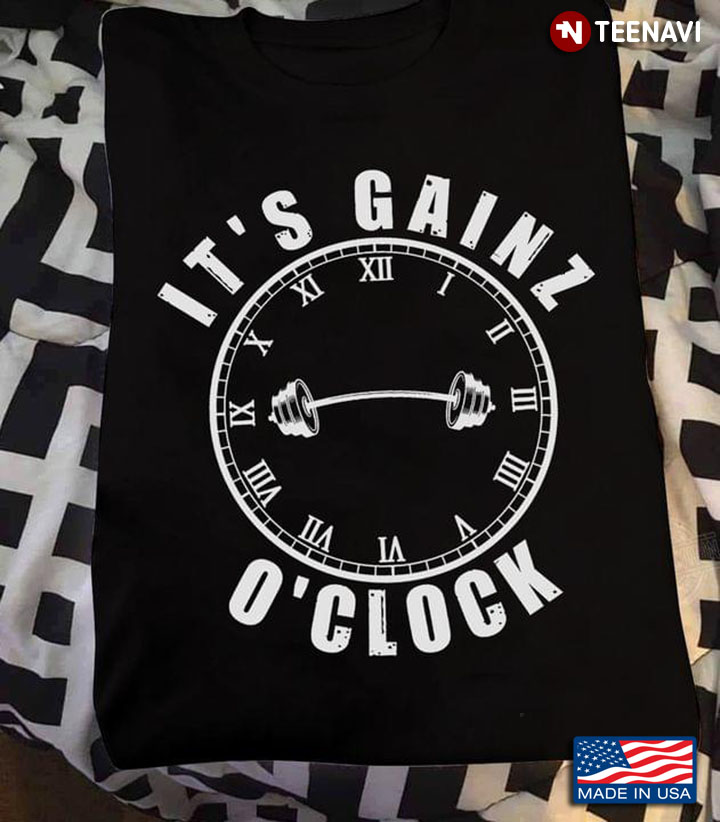 It's Gainz O'Clock Gym