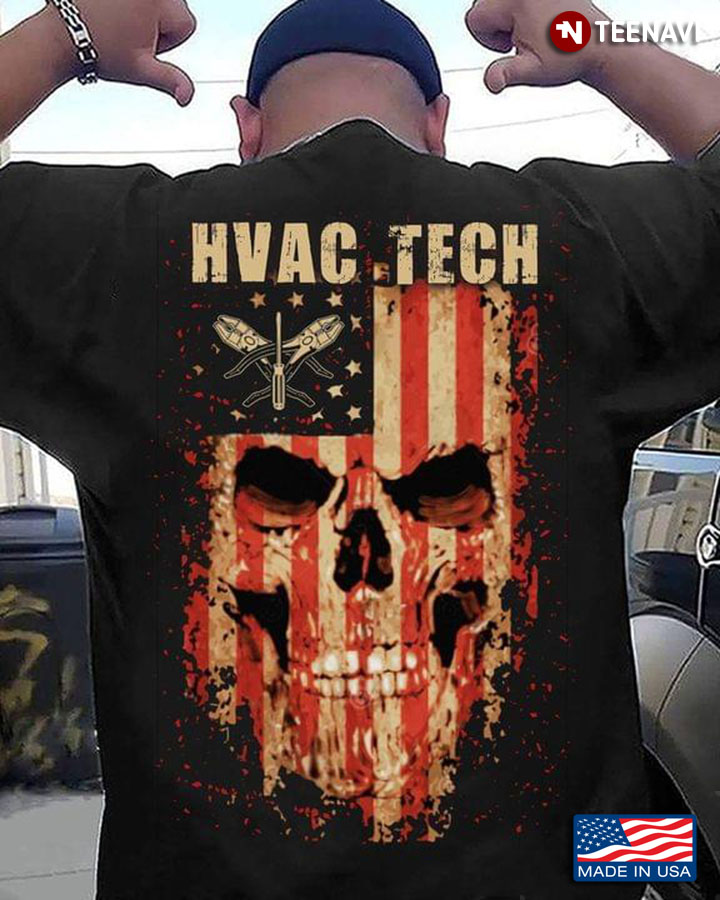 Hvac Tech Skull