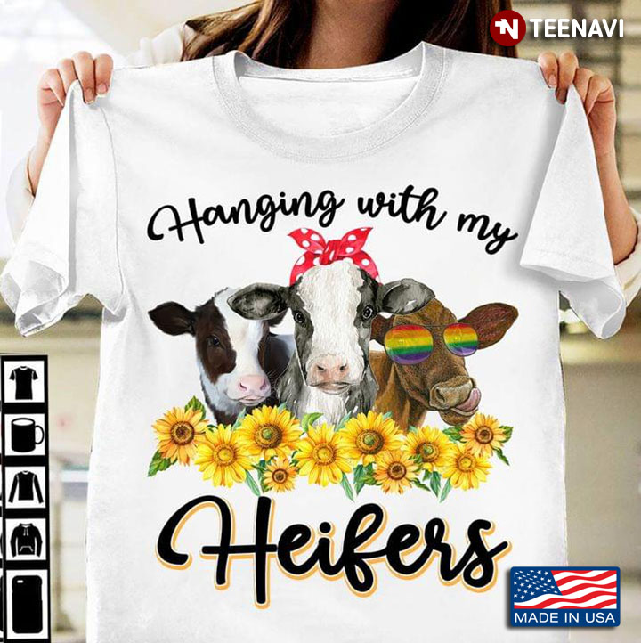 Hanging With My Heifers Sunflowers