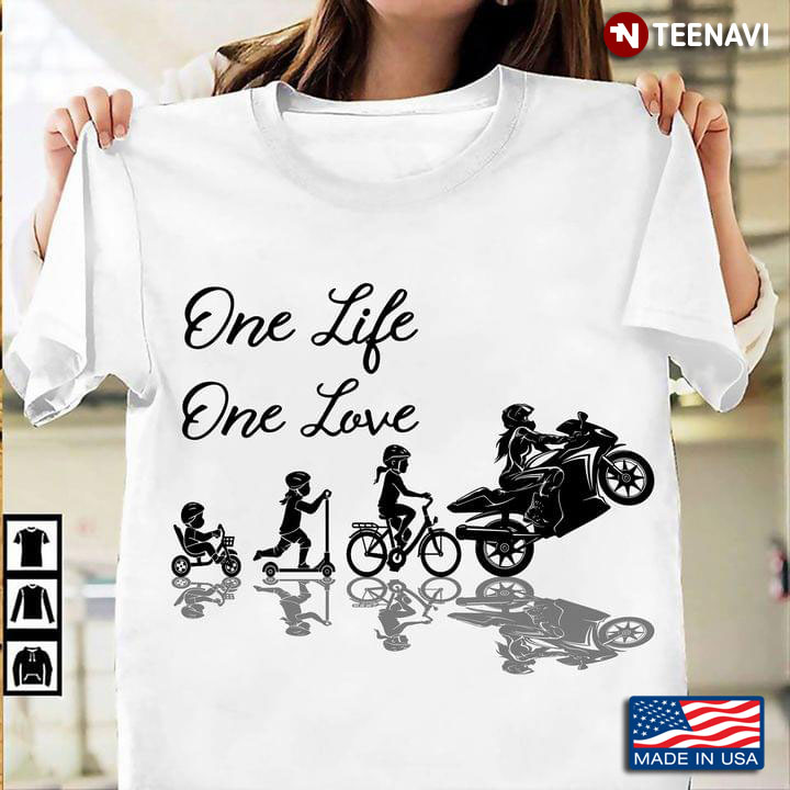 One Life One Love Girl Life From Child To Mature Motorcycle
