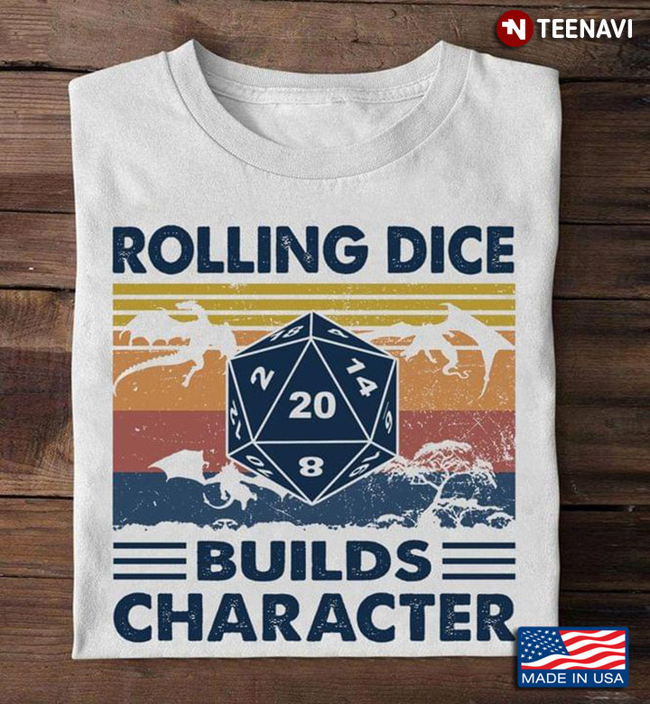 Rolling Dice Builds Character Vintage