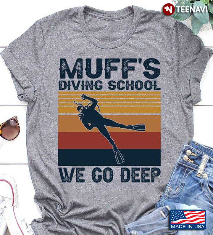 Muff's Diving School We Go Deep Vintage