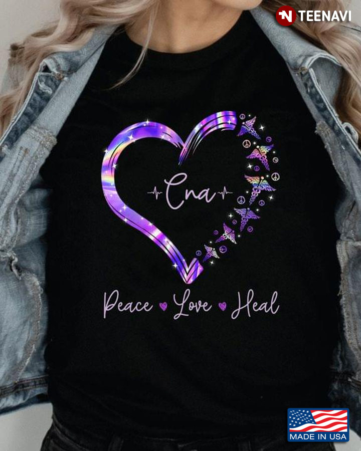 CNA Peace Love Heal Heart