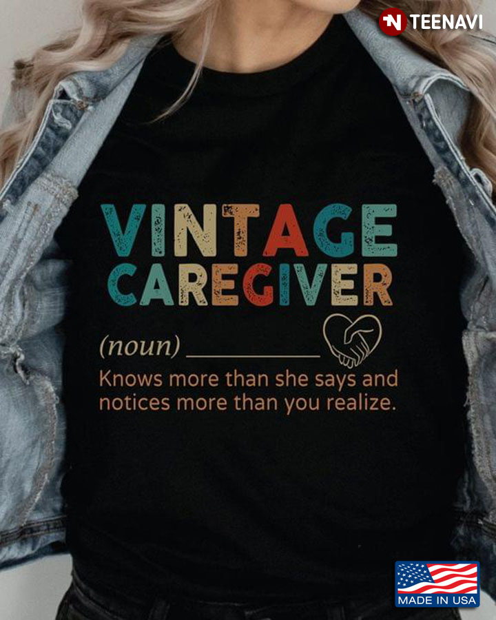 Vintage Caregiver Knows More Than She Says And Notices More Than You Realize