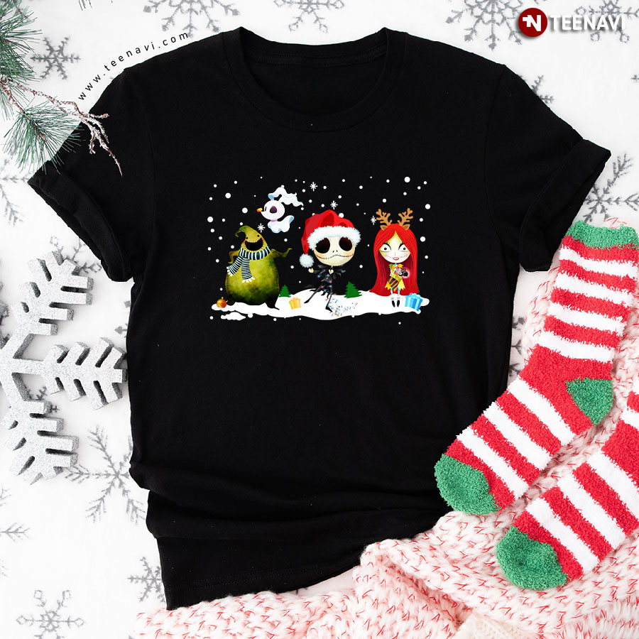 The Nightmare Before Christmas Jack Skellington And Sally T-Shirt