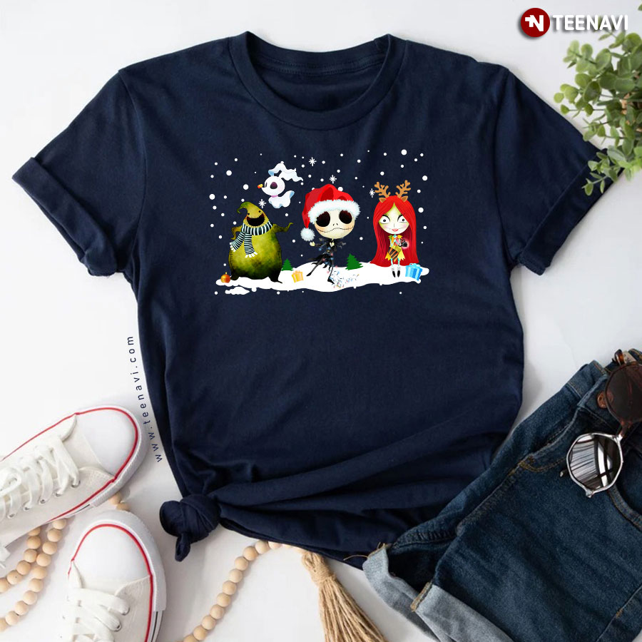 The Nightmare Before Christmas Jack Skellington And Sally T-Shirt