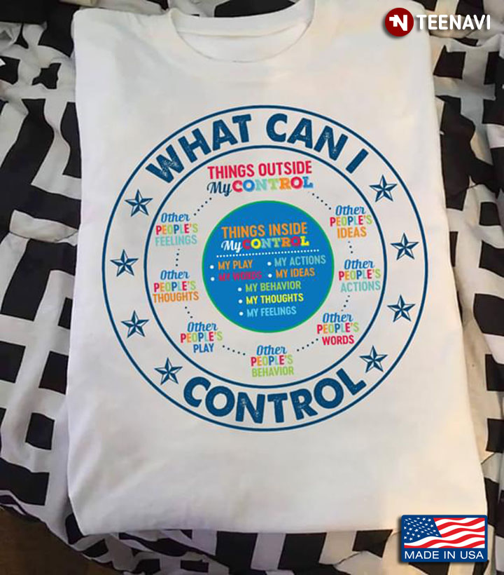 What Can I Control? Things Outside My Control Things Inside My Control Adolescent Counseling Tool