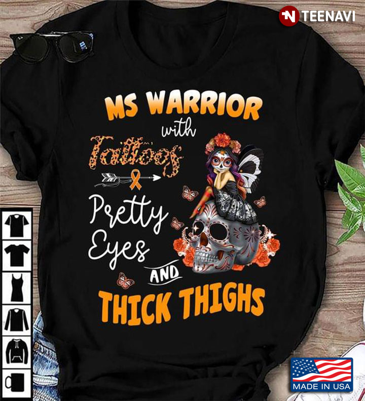 MS Warrior With Tattoos Pretty Eyes And Thick Thighs Skull