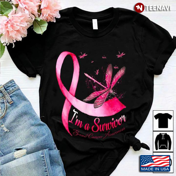 I'm Survivor Breast Cancer Awareness Dragons