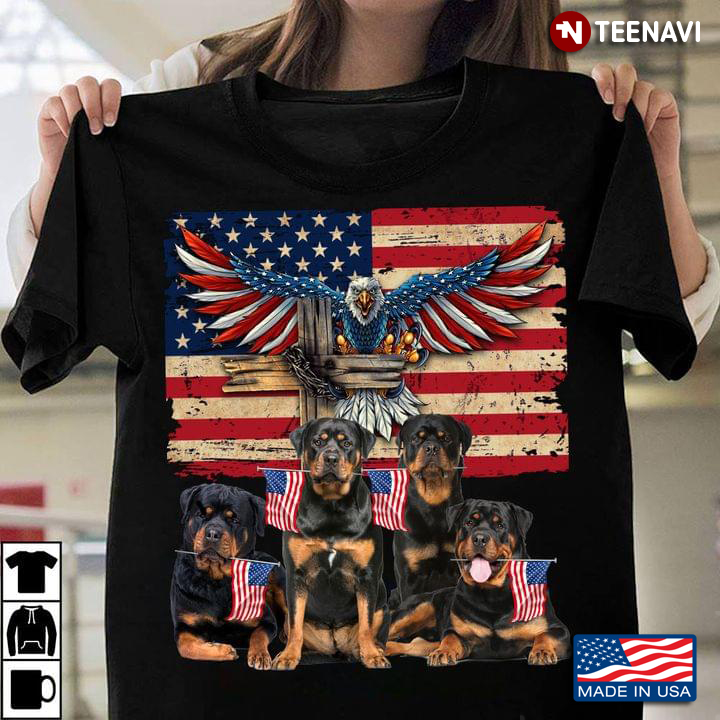 American Flag Eagle Rottweilers