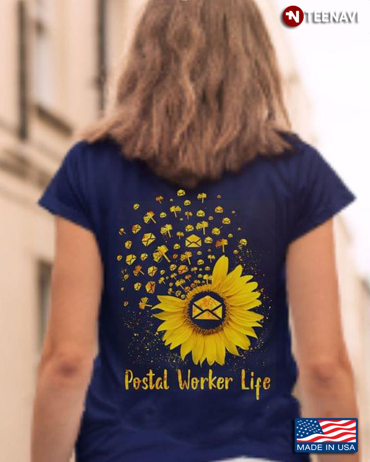 Postal Worker Life Sunflowers Spreading