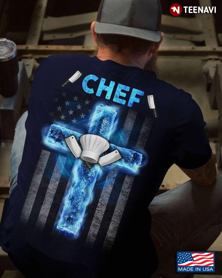 Chef Cross American Flag