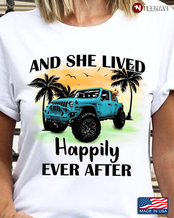 Jeep On Beach And She Lived Happily Ever After