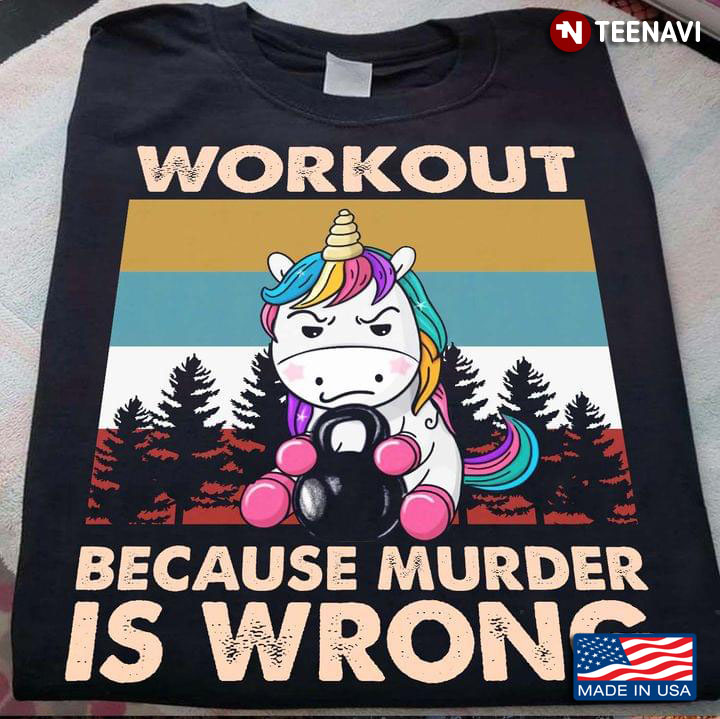Gym Unicorn Workout Because Murder Is Wrong