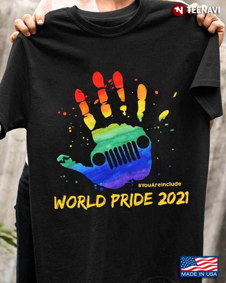 Jeep Handprint LGBT World Pride 2021  #YouAreInclude