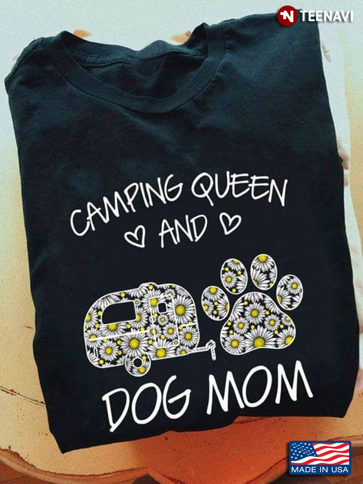 Camping Queen And Dog Mom