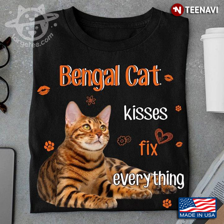 Bengal Cat Kisses Fix Everything