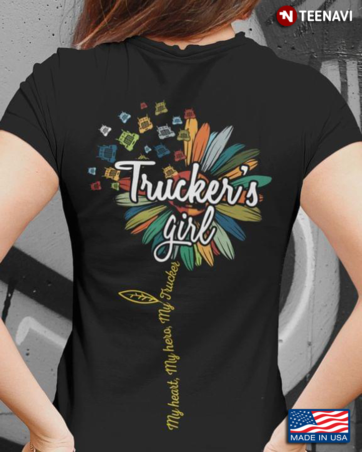 Vintage Daisy Trucker’s Girl My Heart My Hero My Trucker