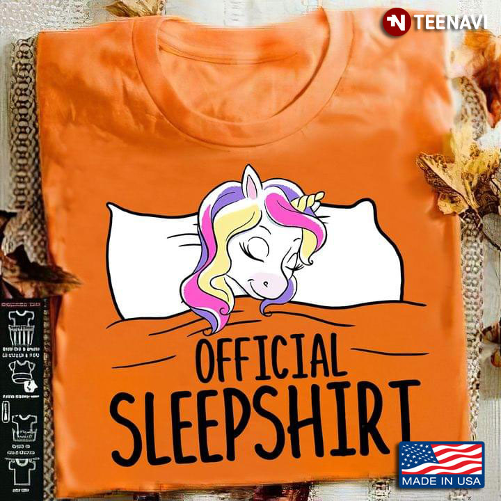 Official Sleepshirt Unicorn Is Sleeping