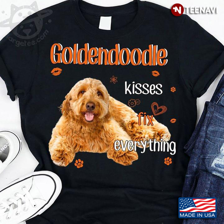 Goldendoodle Kisses Fix Everything