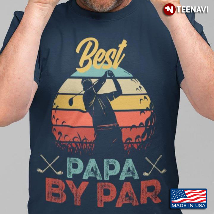 Golfing Best Papa By Par Vintage
