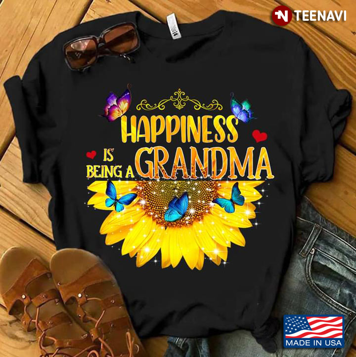 Happiness Is Being A Grandma Sunflower New Version