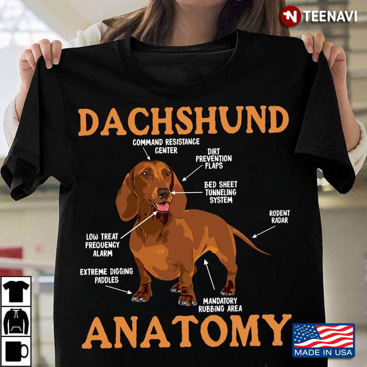 Dachshund Anatomy Command Resistance Center Dirt Prevention Bed Sheet Tunneling System