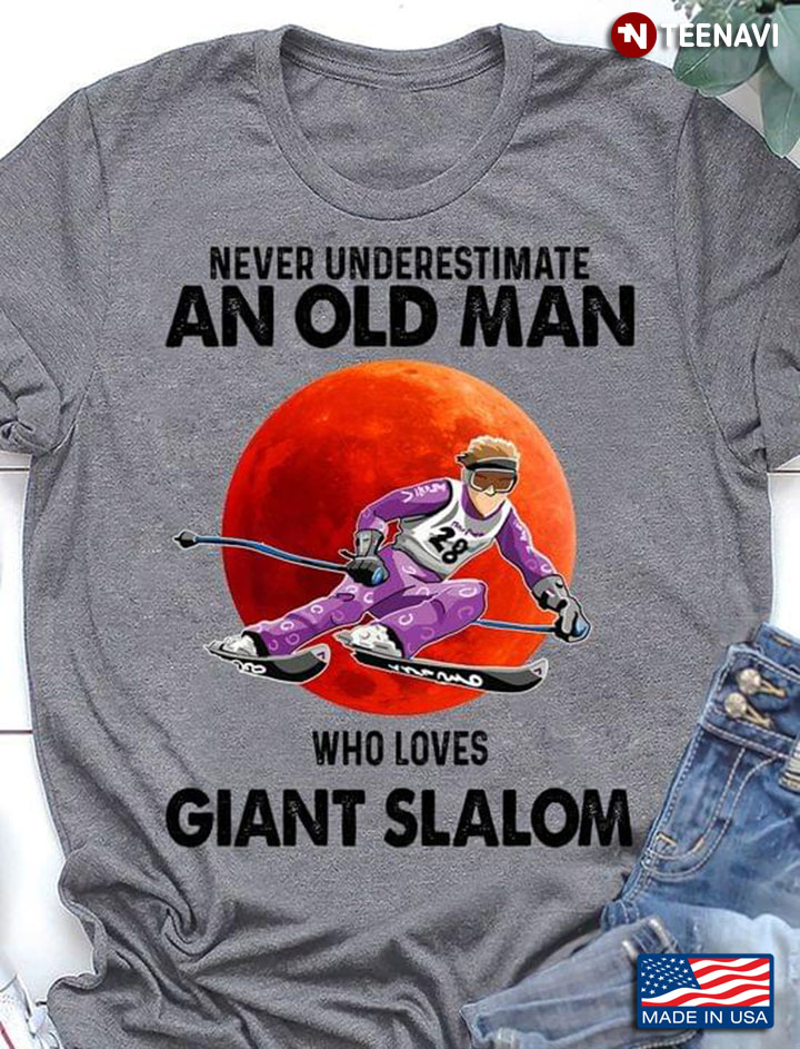 Never Underestimate An Old Man Who Loves Giant Slalom