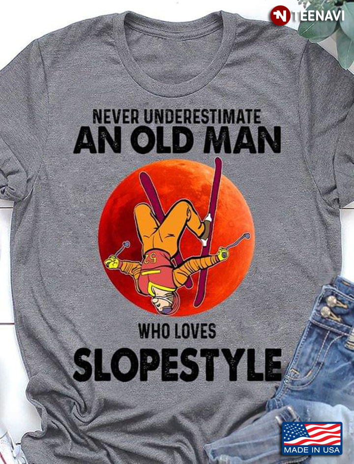 Never Underestimate An Old Man Who Loves Slopestyle