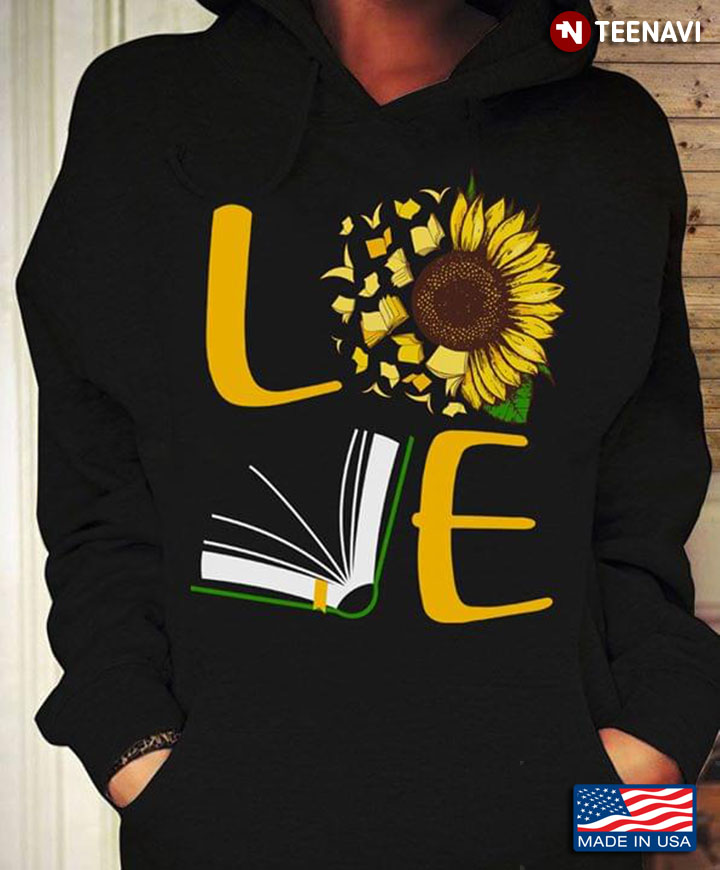 Love Sunflower And Books