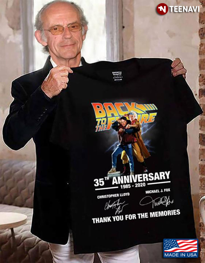 Back To The Future 35th Anniversary 1985 2020 Christopher Lloyd Michael J.Fox Thank You For The