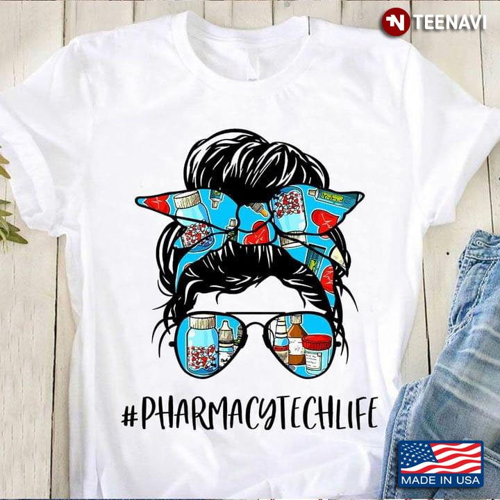 Pharmacytechlife Woman With Headband And Glasses