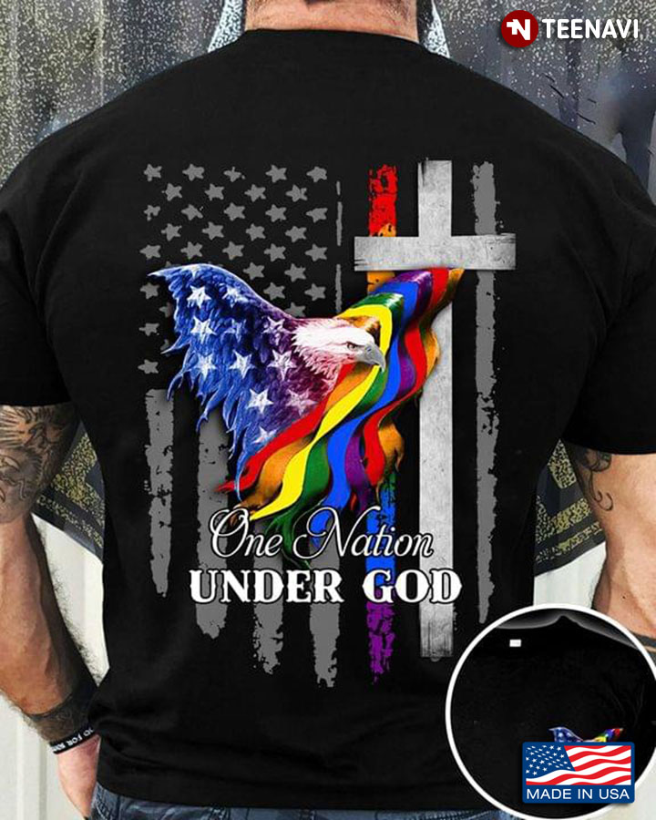 LGBT One Nation Under God Eagle