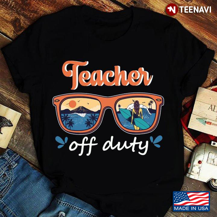 Teacher Off Duty Surfing Beach