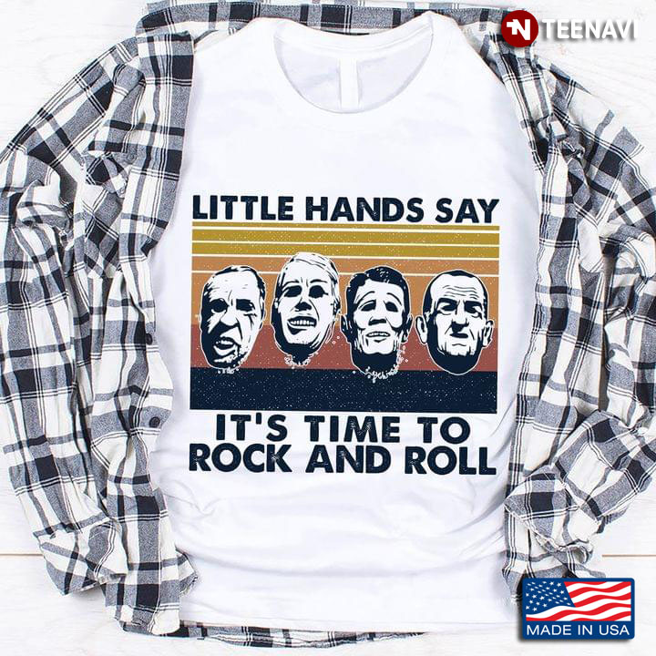 Little Hands Say It's Time To Rock And Roll Vintage